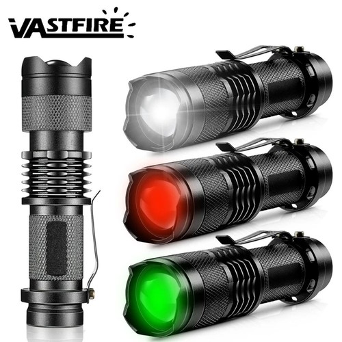 Red light leds flashlight - 9-leds,