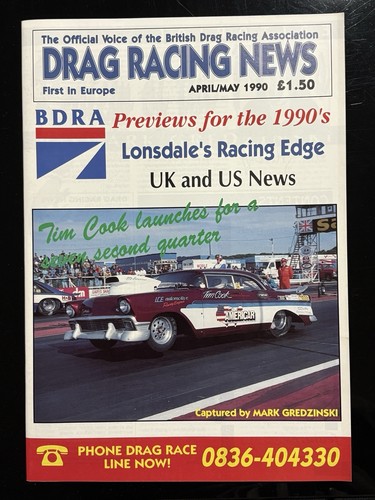 Drag racing news 1990 apr - 1990, apr/may