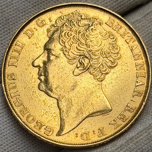 George gold two pounds - two, 1823