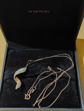 H Samuel Sterling Silver Gold