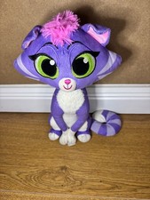 Official Disney HISSY Puppy Dog Pals 12” Purple Cat Soft Plush VGC