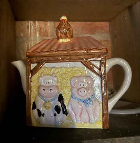 Ceramic farm animal country - ceramic,