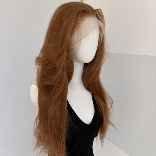 Ginger brown long straight - ginger,