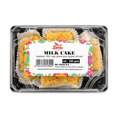 Saras mithai milk cake - saras, 225g