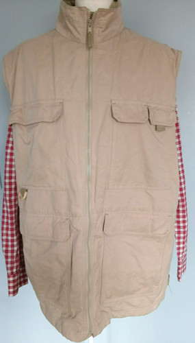 Ewm men beige - men's, gillet