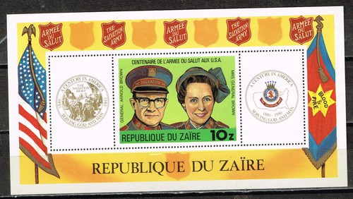 Zaire flags salvation army - army, in