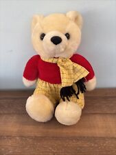 Rupert the Bear Soft Plush Toy by Grove 10" Few Fringes Missing From Scarf E