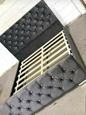 PLUSH VELVET Upholstered Bed