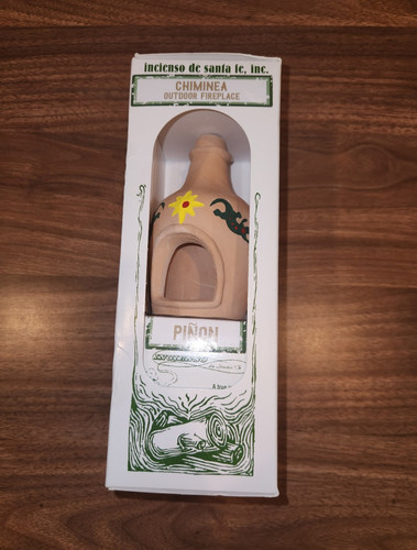 Clay chimney incense burner - chimney,