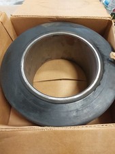 SOLID BLACK rubber forklift