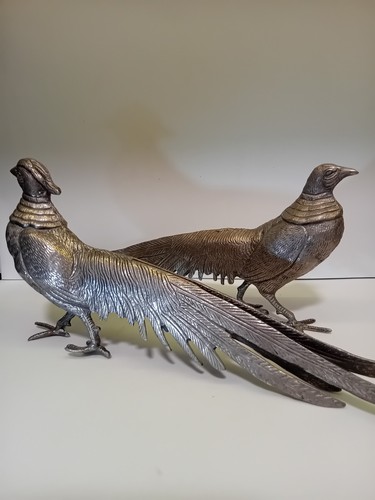 Pair vintage silver - of,