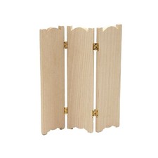 Dolls House 3 Fold Bare Wood