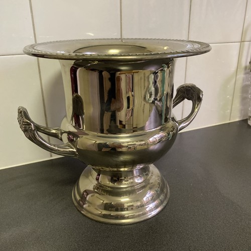 Vintage silver plate champagne - silver,