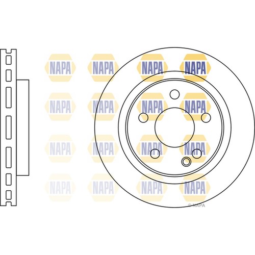 Brake discs vented for - 2x,