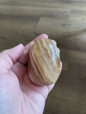 Beige Banded Agate Gemstone