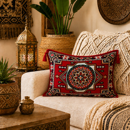 Handmade turkish kilim - turkish, cushion