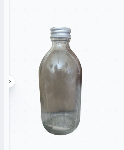 Glass bottles with silver lid - glass,