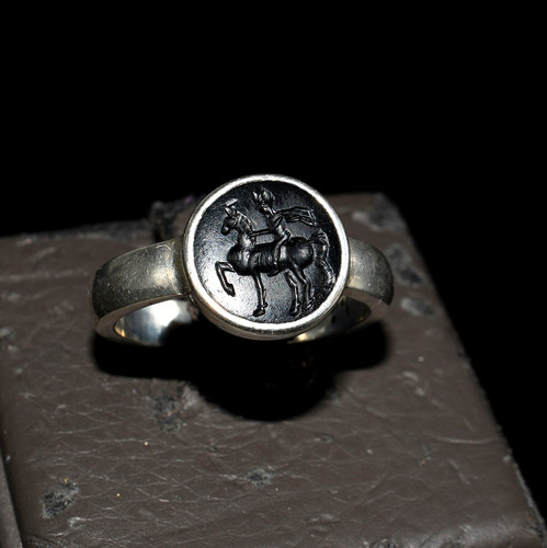 Rare ancient roman silver ring - rare,