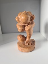 Hand carved wooden kneeling - hand,
