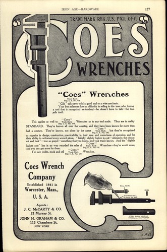 1911 paper coes wrench - paper,