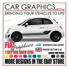 Wall Sticker Fiat 500 Abarth