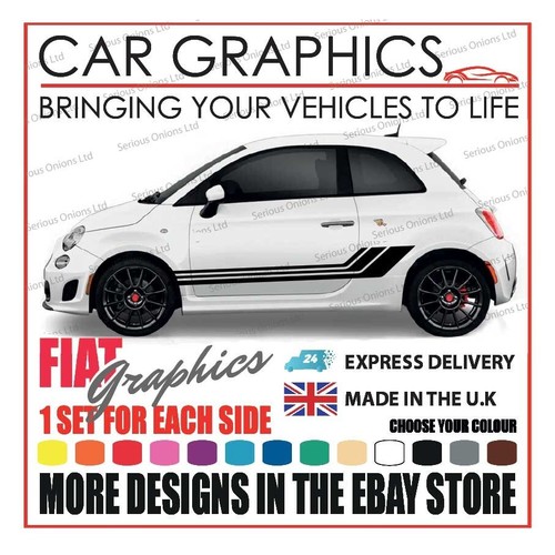 Wall sticker fiat 500 abarth - wall,