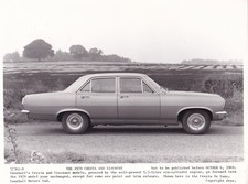 VAUXHALL THE 1970 CRESTA AND VISCOUNT, SIDE VIEW PERIOD PHOTOGRAPH.