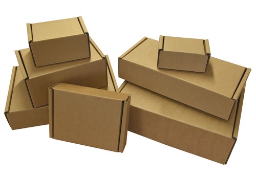 Brown die cut folding lid - folding,