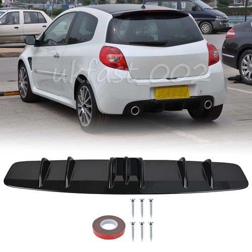 Rear bumper diffuser spoiler - rear,