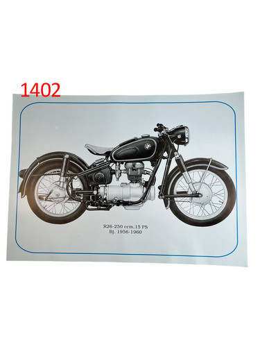 Poster bmw r26 - r26, 250cc