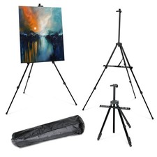 Tripod Painting Easel Artist Field Studio Display Telescopic White Board Stand