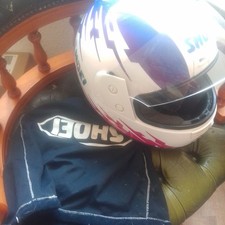 Shoei white Crash Helmet L