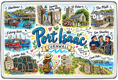 Port isaac cornwall harbour - cornwall,
