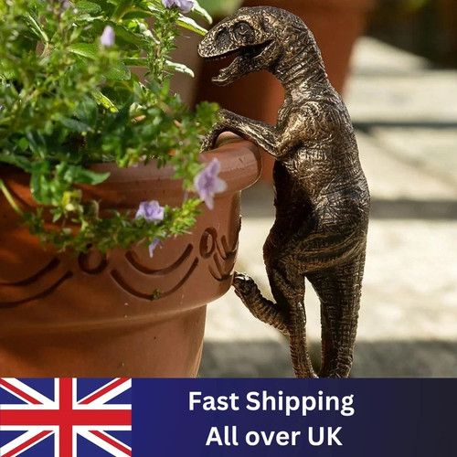 Resin dinosaur plant pot buddy - plant,