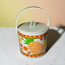 90s ice bucket orange yellow - ice,