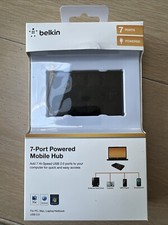 Belkin 7 port USB Powered Multi USB 2.0 Hub Splitter Hi Speed for PC Mac Laptop