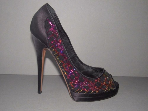 Casadei new black - new, swarovski