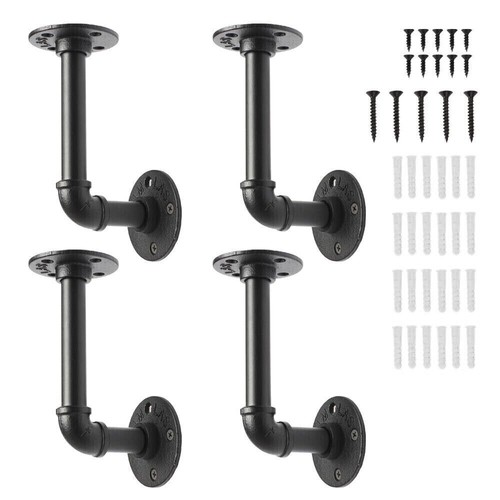Pipe shelf brackets - 4x,