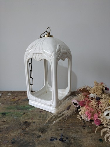 Large vtg white ceramic - vtg,