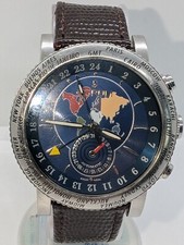 Corum Classical GMT World Time 44 Mens Watch Automatic Serviced