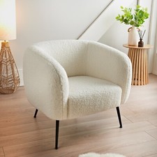 MADISON FUR ARMCHAIR LONG FAUX