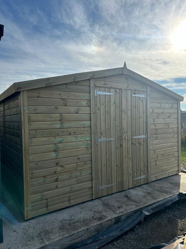 12x8 apex garden shed workshop - apex,