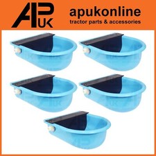 5x Plastic Automatic Water Trough Drinking Bowl Drinker Dog Sheep Pig Pet Animal