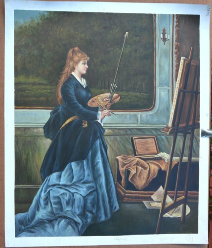 Hand painted oil - hand,