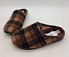 Pavers Men's Brown Check Mule