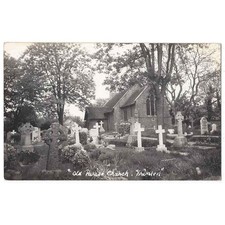 FRINTON Old Parish Church, Essex, RP Postcard by Woodard, Unused