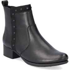 Rieker Womens Ladies Black Zip