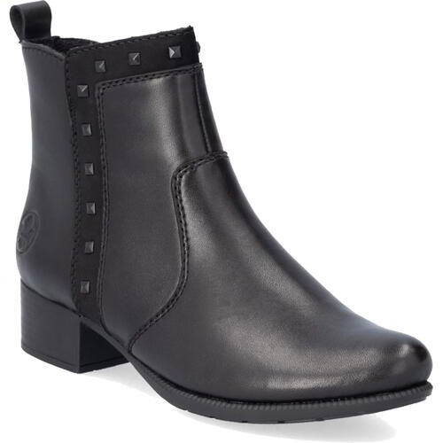 Rieker womens ladies black zip - rieker,