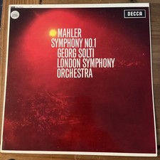LP MAHLER Symphoni no 1 Georg Solti , Decca lxt 6113