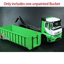 Metal High Bucket for 1/14 10WD RC Hydraulic Full Dump Truck 8x8 Dumper Cars DIY